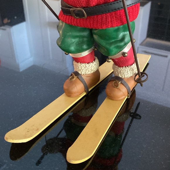 Vintage 1989 Possible Dreams Clothique Santa Skiing Figurine Nordic Sweater - Picture 5 of 15